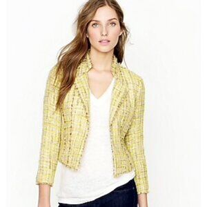 J. Crew Collection Canary Tweed Jacket